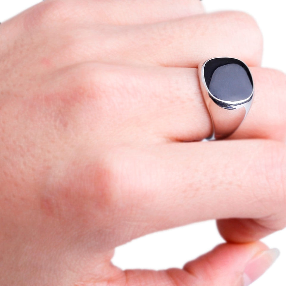 Luxury Unisex Titanium Steel Ring