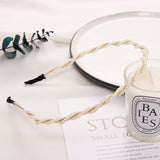 New Vintage Women Pearls Hairband