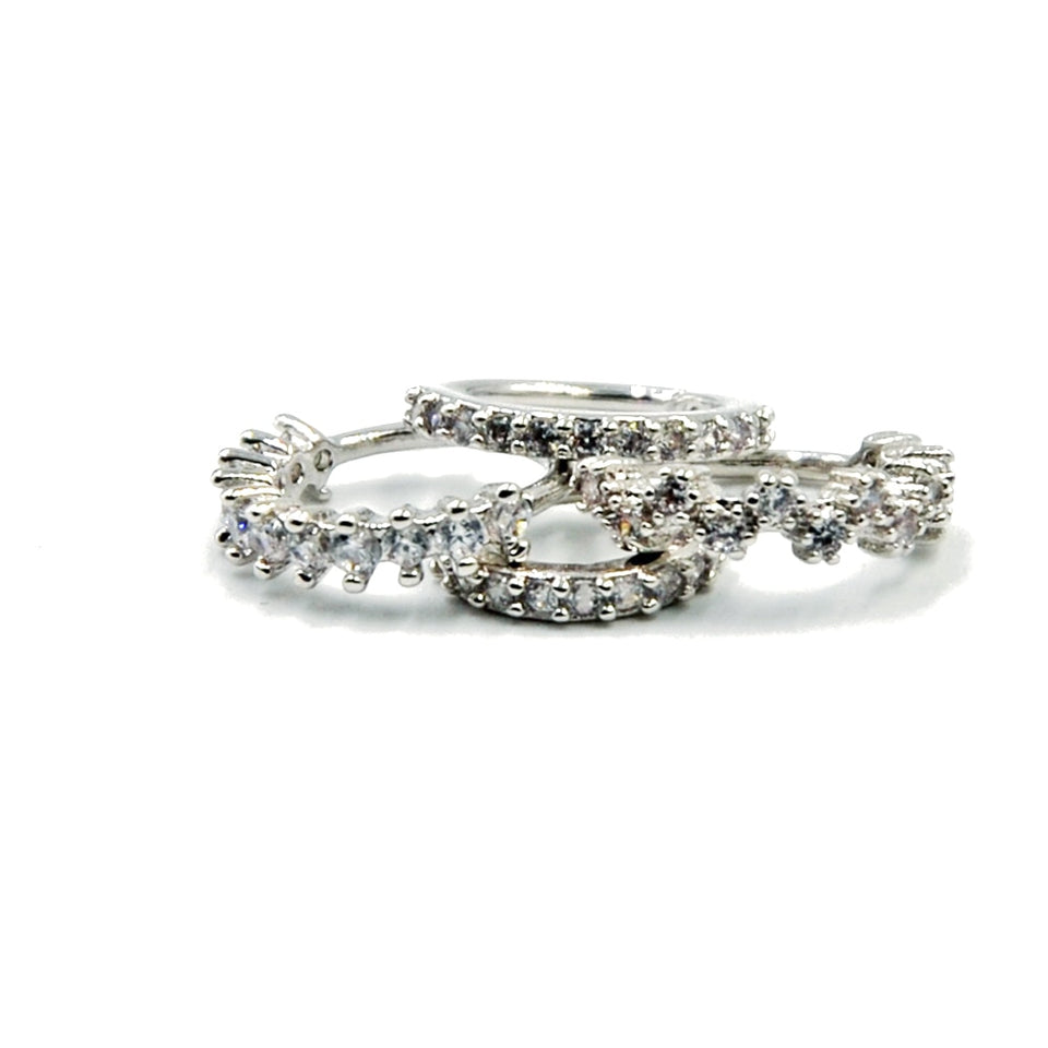 Round Zircon Bendable Gem Ring