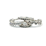 Round Zircon Bendable Gem Ring