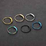 Steel Hinged Clicker Piercing Nose Ring