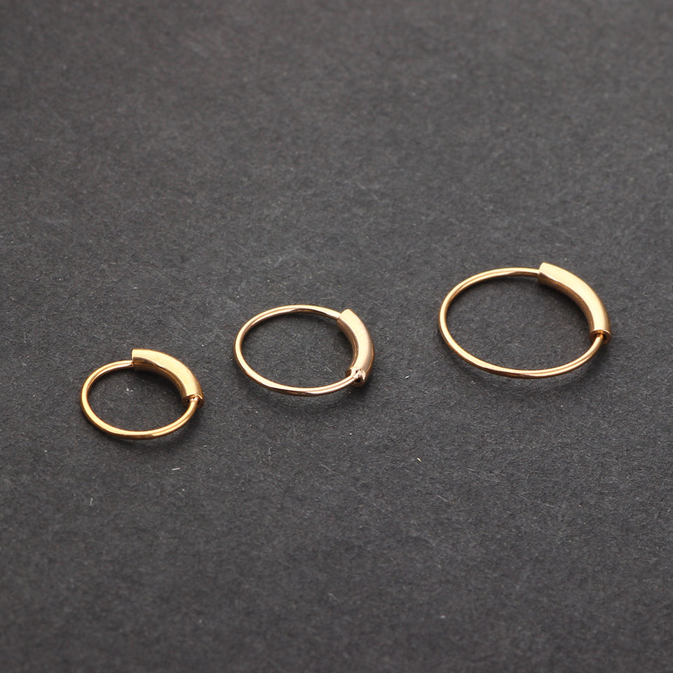Steel Hinged Clicker Piercing Nose Ring