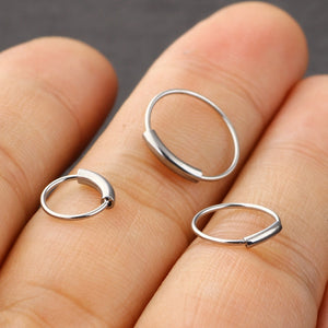 Steel Hinged Clicker Piercing Nose Ring
