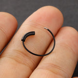 Steel Hinged Clicker Piercing Nose Ring