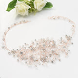 Luxury Tiara Silver Pearl Headbands