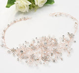 Luxury Tiara Silver Pearl Headbands