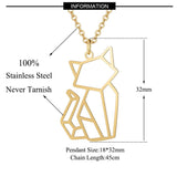 Unique Design Cat Pendant Necklace