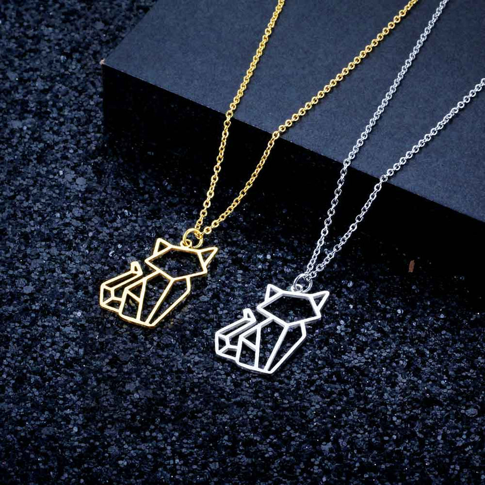 Unique Design Cat Pendant Necklace