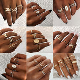 Women Bohemian Vintage Joint Ring