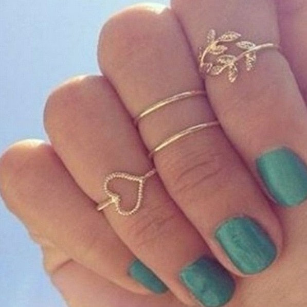 Women Bohemian Vintage Joint Ring