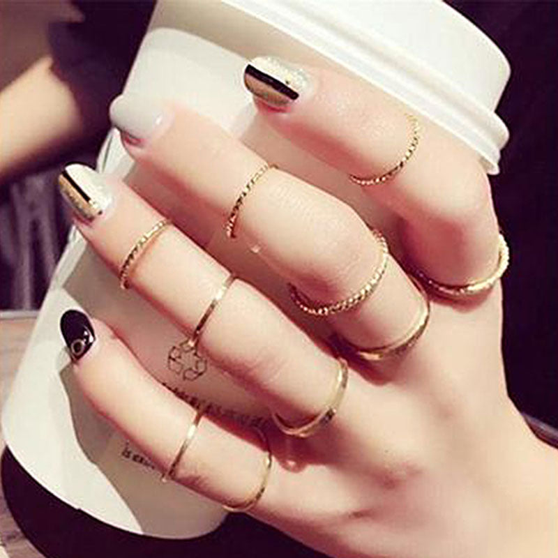 Women Bohemian Vintage Joint Ring