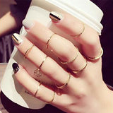 Women Bohemian Vintage Joint Ring