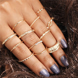 Women Bohemian Vintage Joint Ring
