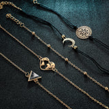 5pcs Bohemia New Trendy Map Bracelets