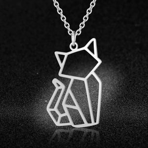 Unique Design Cat Pendant Necklace