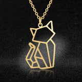 Unique Design Cat Pendant Necklace