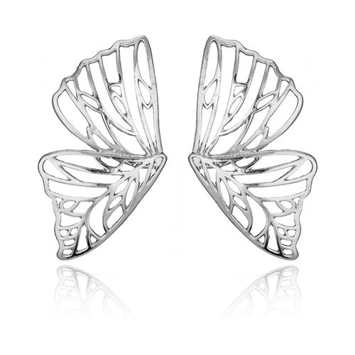 Trendy Metal Star Flower Geometry Big Long Earrings