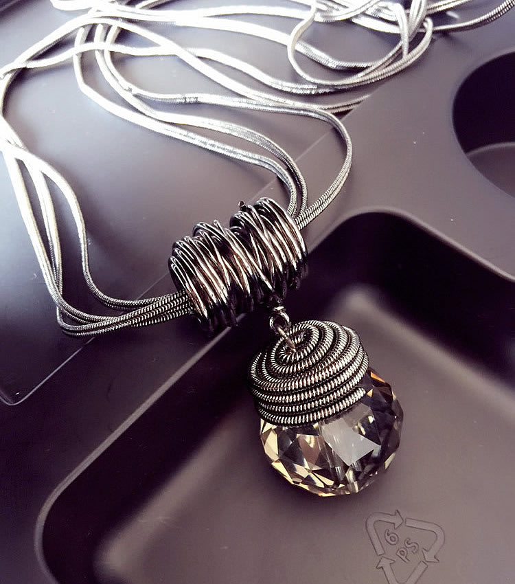 New Big Drop Long Pendant Necklaces Chain