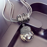 New Big Drop Long Pendant Necklaces Chain