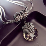 New Big Drop Long Pendant Necklaces Chain