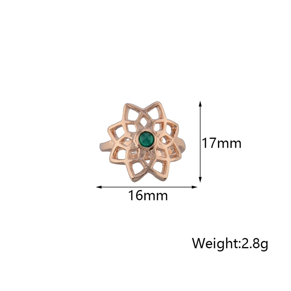 New Bohemian Lotus Flower Adjustable Toe Ring