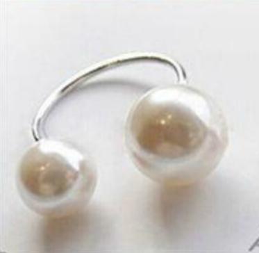 Fashion Pearl Open Rings