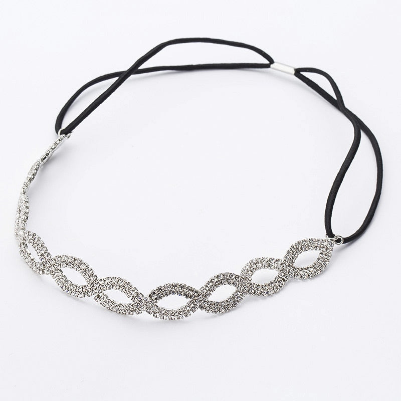 Women Fashion Crystal Head Chain