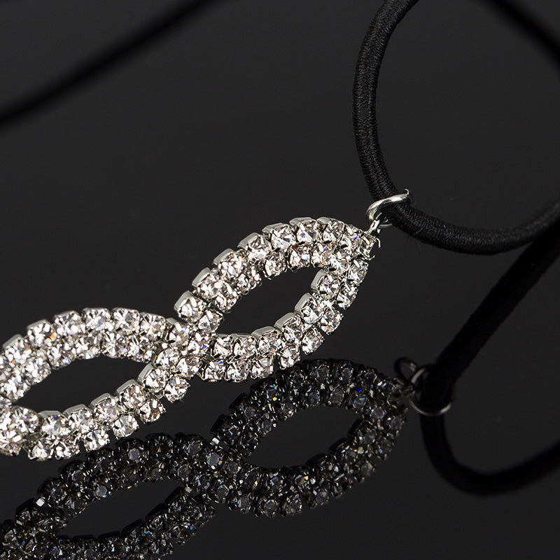 Women Fashion Crystal Head Chain