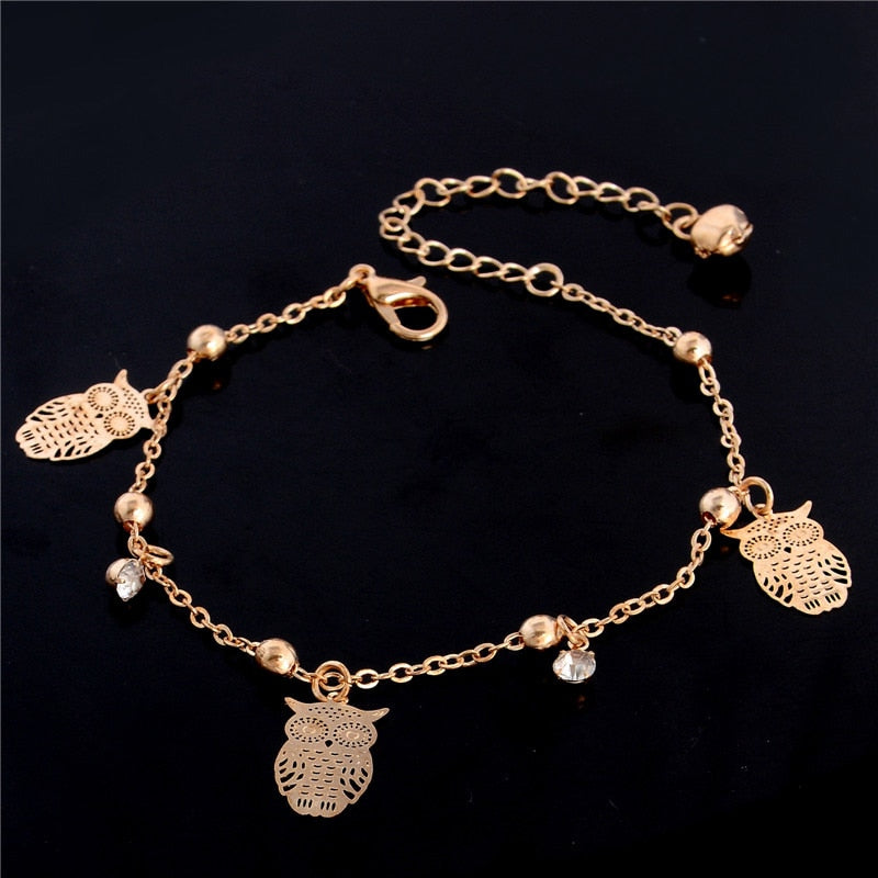 Sweet Simple Butterfly Leaf Shape Anklet