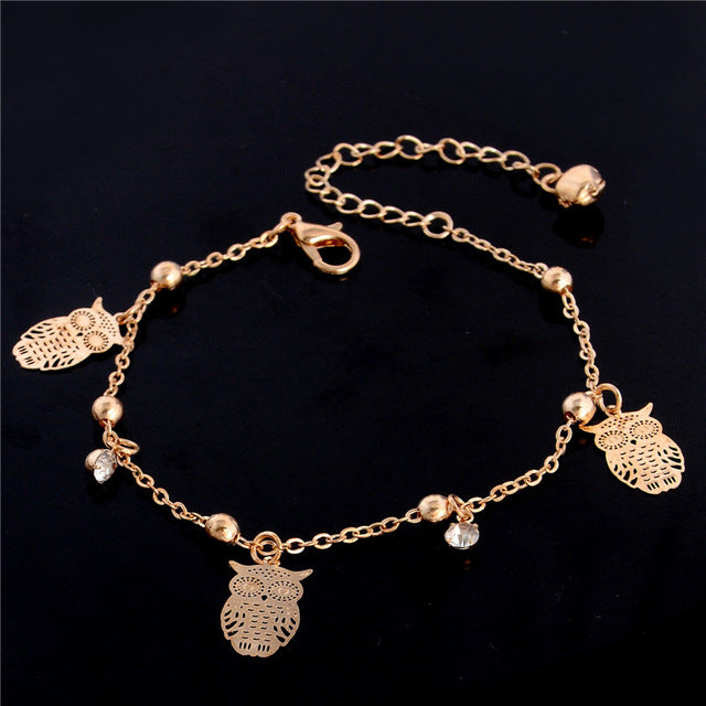 Sweet Simple Butterfly Leaf Shape Anklet