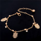 Sweet Simple Butterfly Leaf Shape Anklet