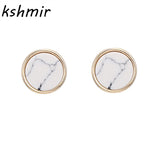 Round Natural Earring