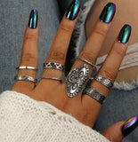 5pcs High Quality Bohemia Style Rings Set