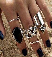 5pcs High Quality Bohemia Style Rings Set