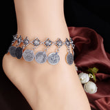 Bohemia Summer Tassel Vintage Charm Coin Anklets