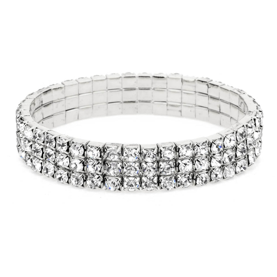 Boho Crystal Elastic Stretch Anklets