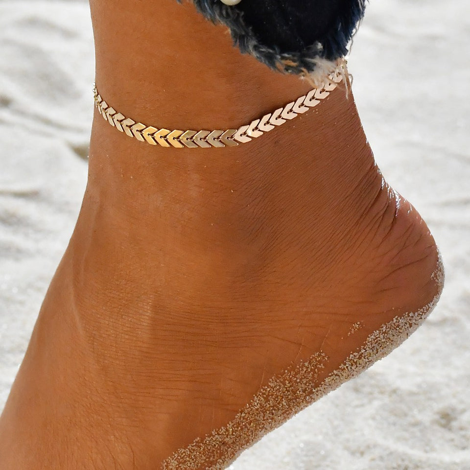 Bohemian Arrow Anklet