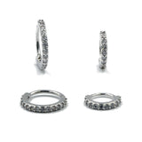 Round Zircon Bendable Gem Ring