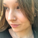 Round Zircon Bendable Gem Ring