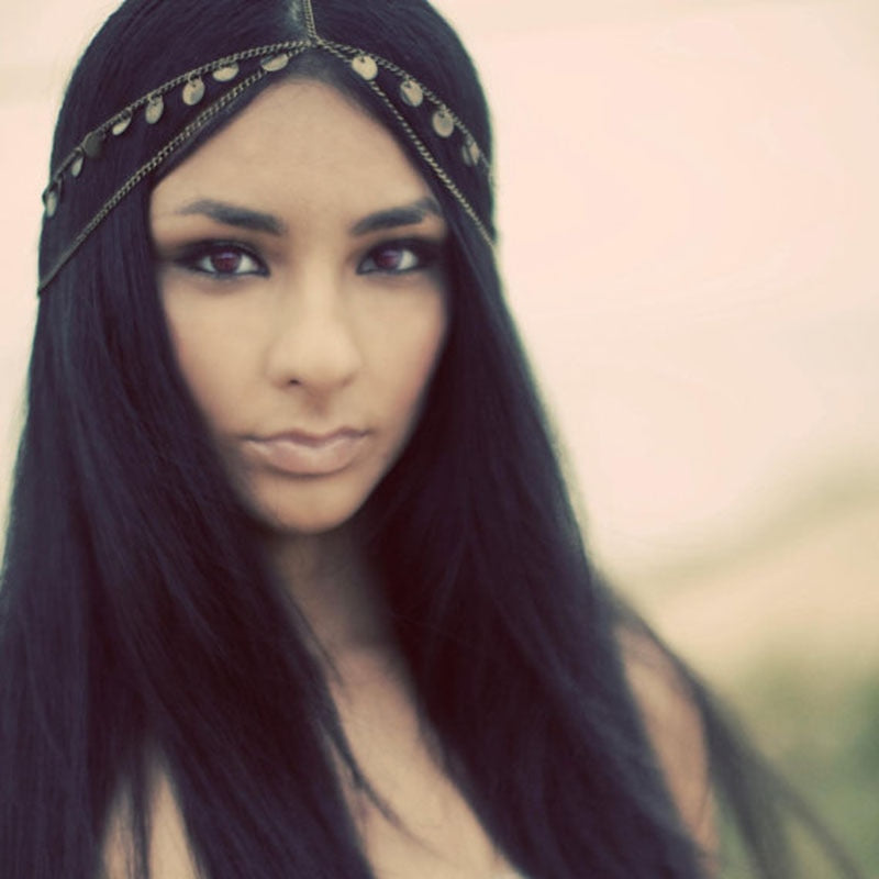 Classic Multi-layer Gold Hair Jewelry