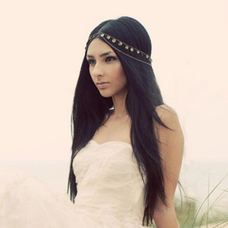 Classic Multi-layer Gold Hair Jewelry