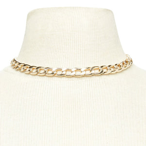 Fashion Link Chain Choker Necklace