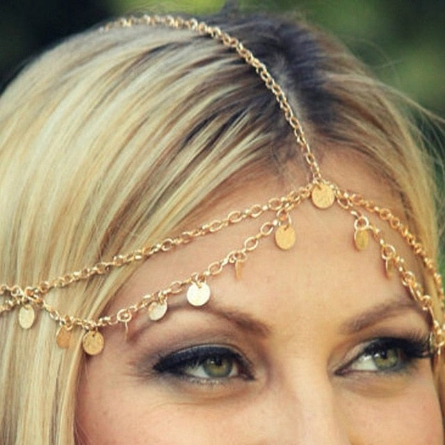 Trendy Hair Decoration Indian Boho Head Chain