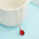 Waterdrop Crystal Pendant Necklace
