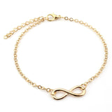 Women Elegant Simple Chain Infinity Anklet