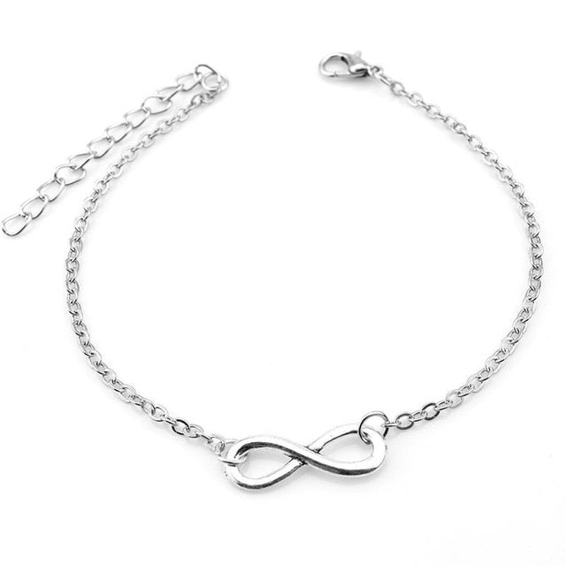 Women Elegant Simple Chain Infinity Anklet