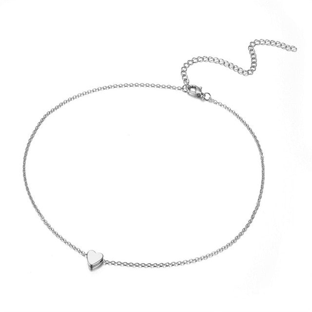 Simple multi-layer chain necklace