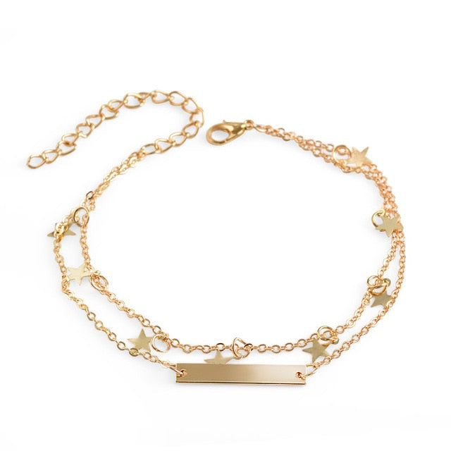 Butterfly Pendant Anklets