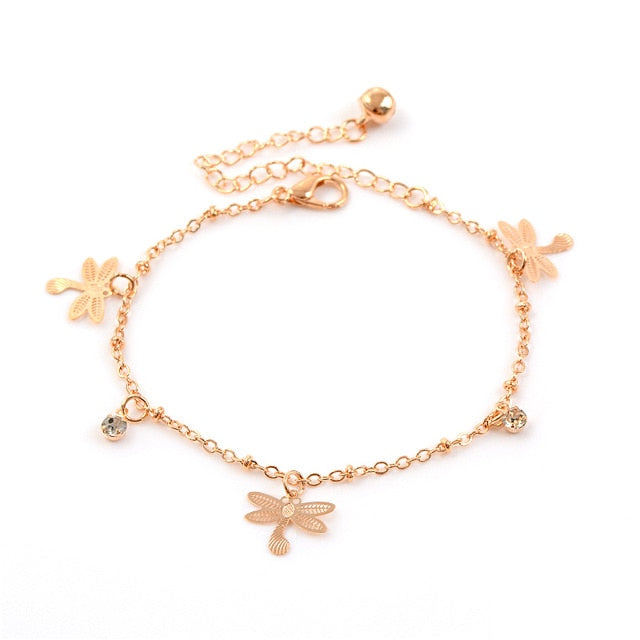 Butterfly Pendant Anklets