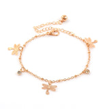 Butterfly Pendant Anklets